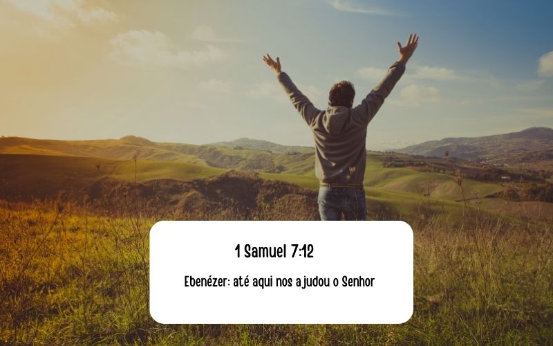 Ate aqui nos ajudou o senhor