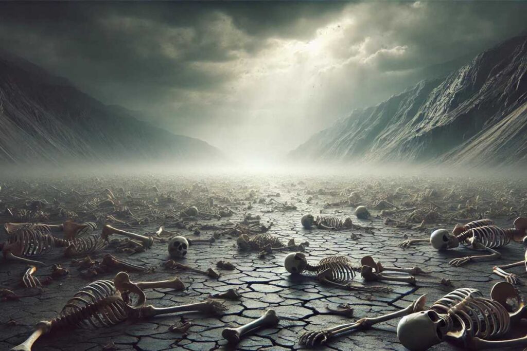 esboço de pregação vale de ossos secos